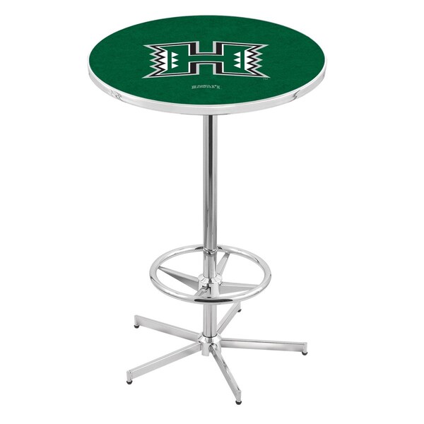 42" Chrome Hawaii Pub Table